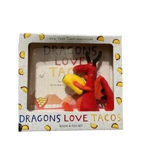 Dragons Love Tacos Gift Set: Book & Finger Puppet, by Adam Rubin